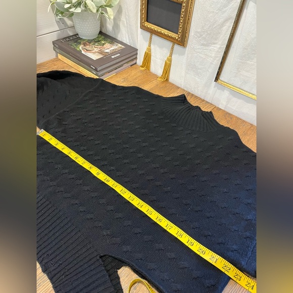 ❣️PINKO – Black Textured Turtleneck Sweater – Size S - Picture 13 of 14